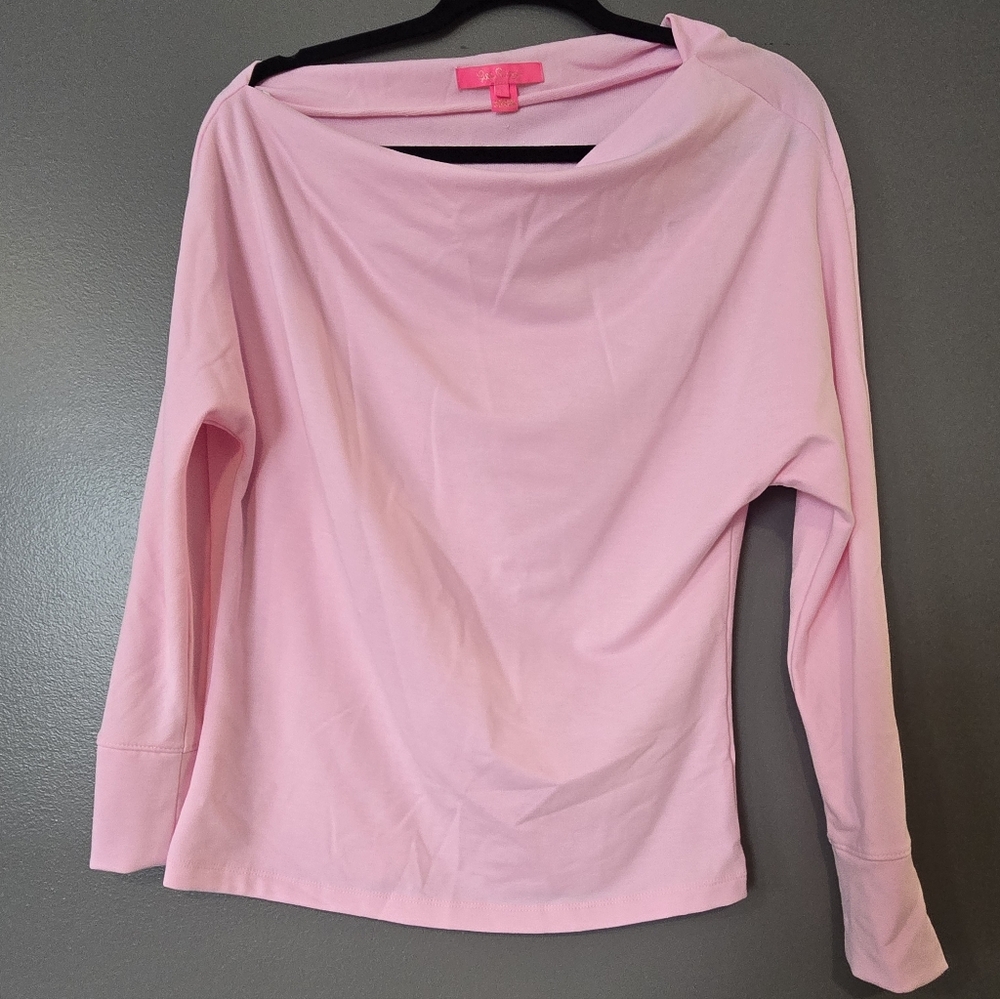 Lilly Pulitzer Light Pink Long Sleeve Top